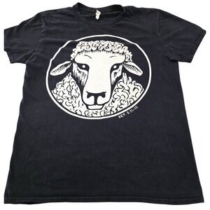 90s/Y2K VTG 100% Ring Spun Cotton‎ CXXII APPAREL LAMB REV. 5:11-13 T-Shirt Size